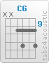 Chord C6 (x,x,10,12,10,12)